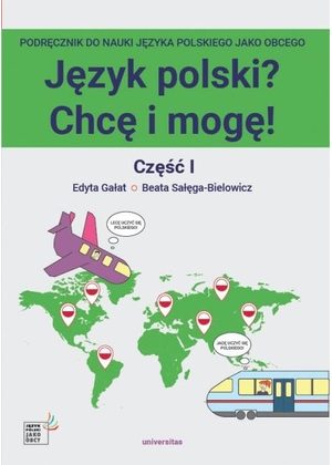 Вокладка Język polski? Chcę i mogę! Część I — падручнік A1 (Universitas)