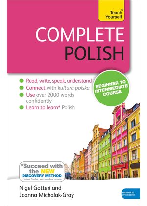 Вокладка Complete Polish — курс Teach Yourself, аўтары Gotteri і Michalak-Gray