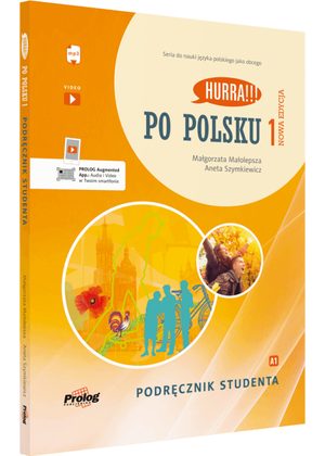 Вокладка Hurra!!! Po polsku 1 — падручнік польскай мовы ад Prolog