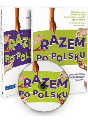 Вокладка RAZEM po polsku A2 — падручнік і сшытак практыкаванняў (Avalon)